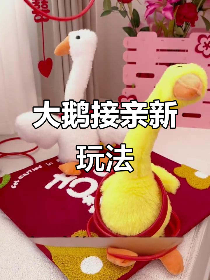 00后结婚必备:大鹅套圈游戏,伴郎挑战笑翻全场