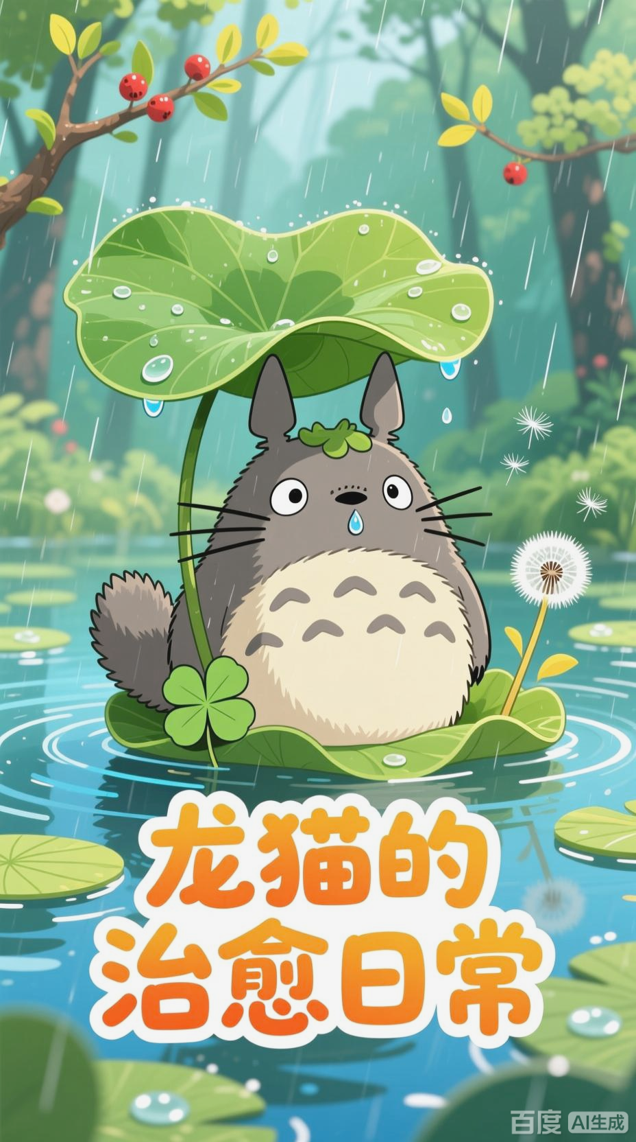 龙猫的治愈日常:雨中与黄昏