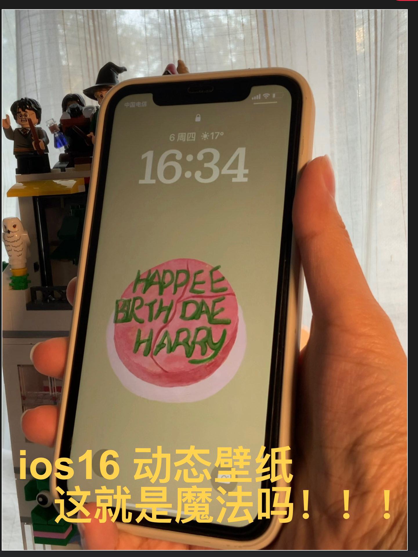 ios16动态壁纸!快来get属于你的海格蛋糕