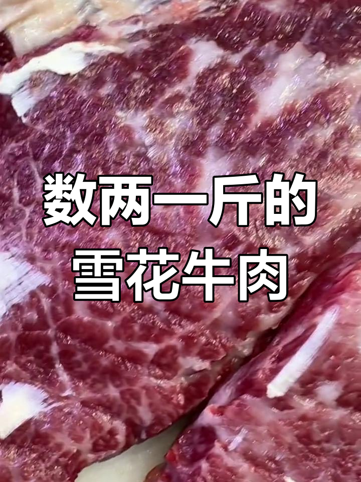 雪花牛肉价格大揭秘,数两一斤到底值多少钱?