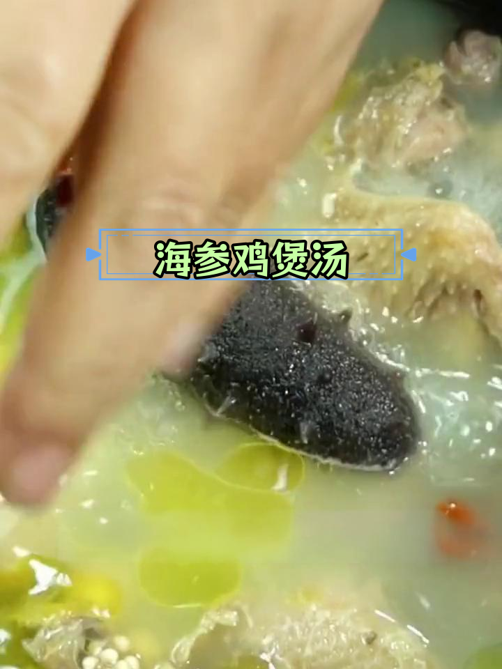 秋季滋补海参母鸡汤,营养满分