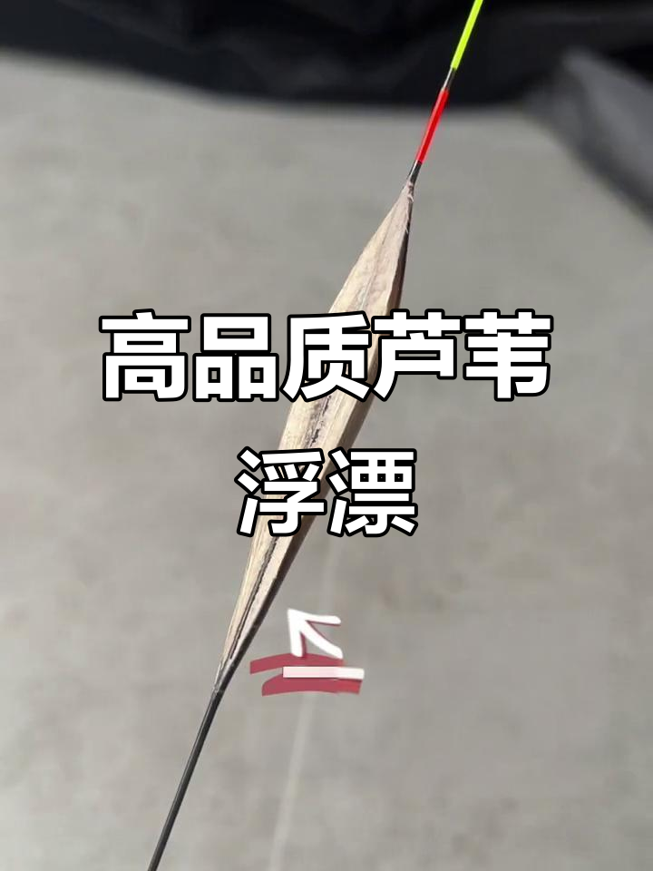 秋冬必备!进口荧光漆芦苇浮漂,清晰醒目防爆顶