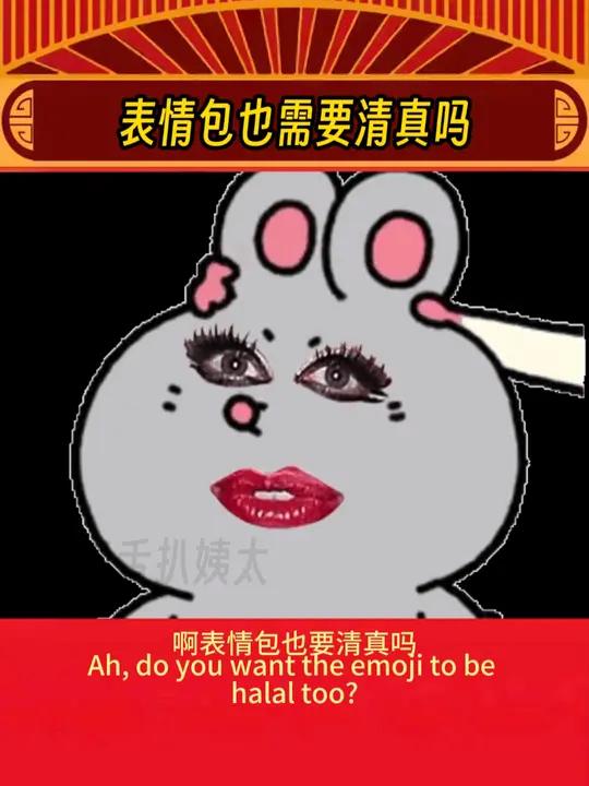 真的很好奇,表情包也需要清真吗
