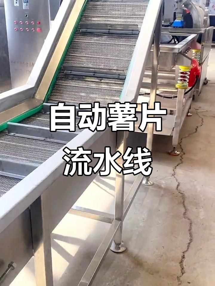 自动化薯片生产线,高效节省人工操作