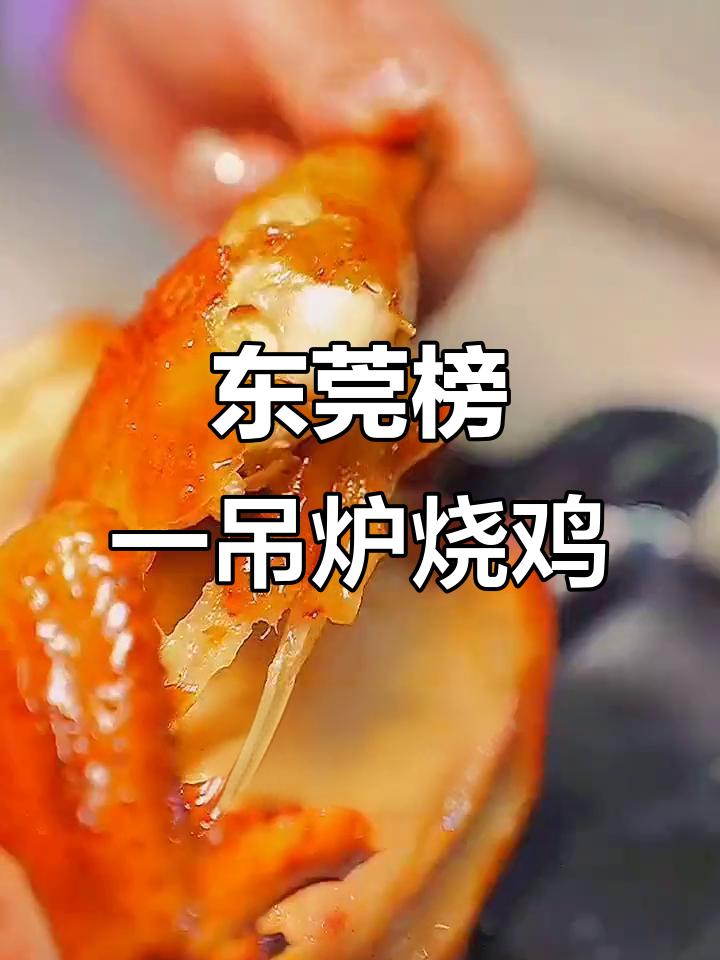 东莞必试吊炉烧鸡,外脆内嫩,香气扑鼻!
