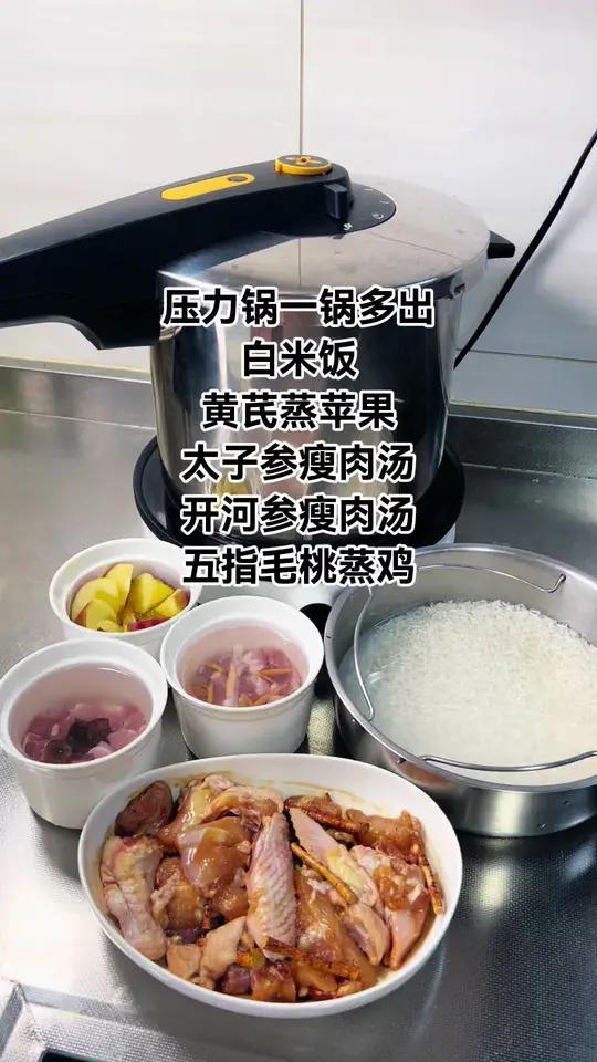 同城热门 压力锅一锅出晚餐 一锅出 生活的理想是为了理想的生活,于是生活像极了生活 五指毛