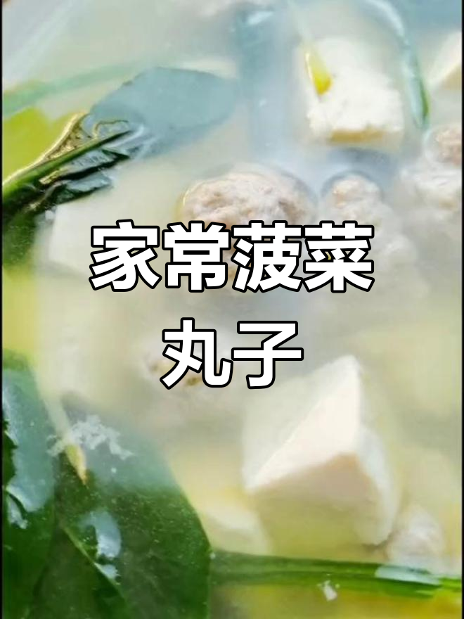 素丸子豆腐汤的做法
