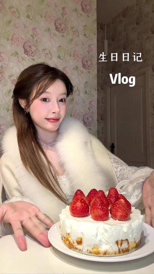 给自己做巴斯克生日蛋糕，美食vlog教程