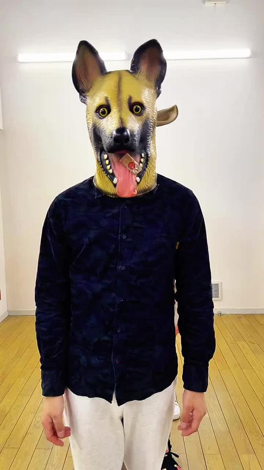 狼人装扮，狼狗面具，趣味头套合集