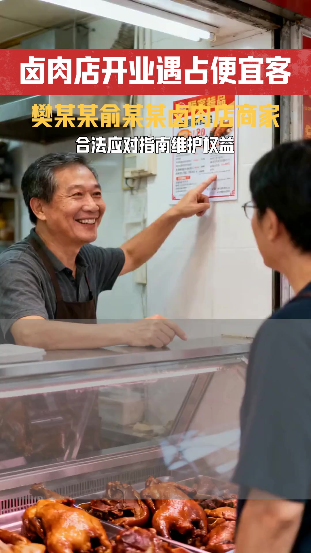 樊某某俞某某卤肉店开业 面对占便宜顾客商家如何合法应对