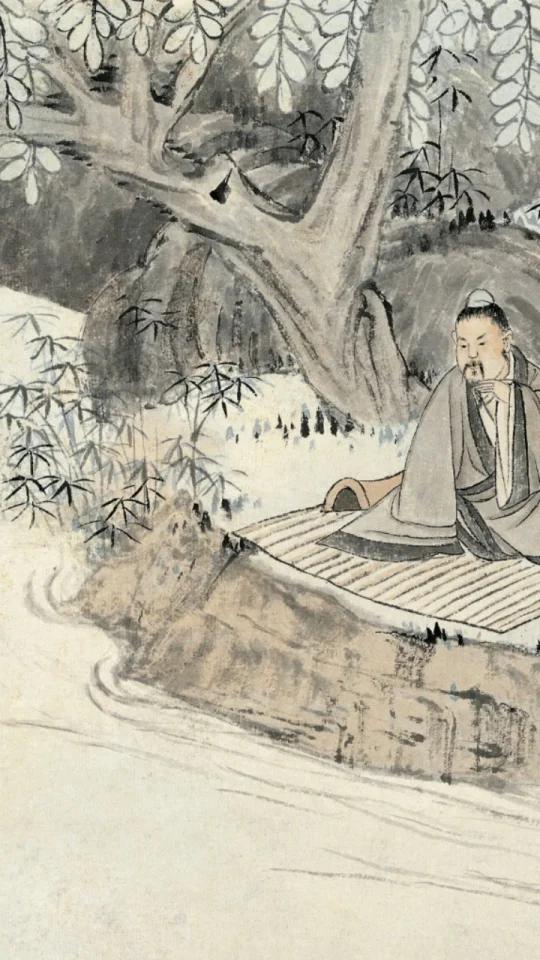 「任熊 清 人物册」此开册页共十二页,以仕女、高士为主,其中更有塞外风光与神仙、动物等描绘