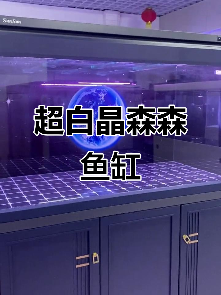 森森侧溢流鱼缸，超白晶玻璃设计