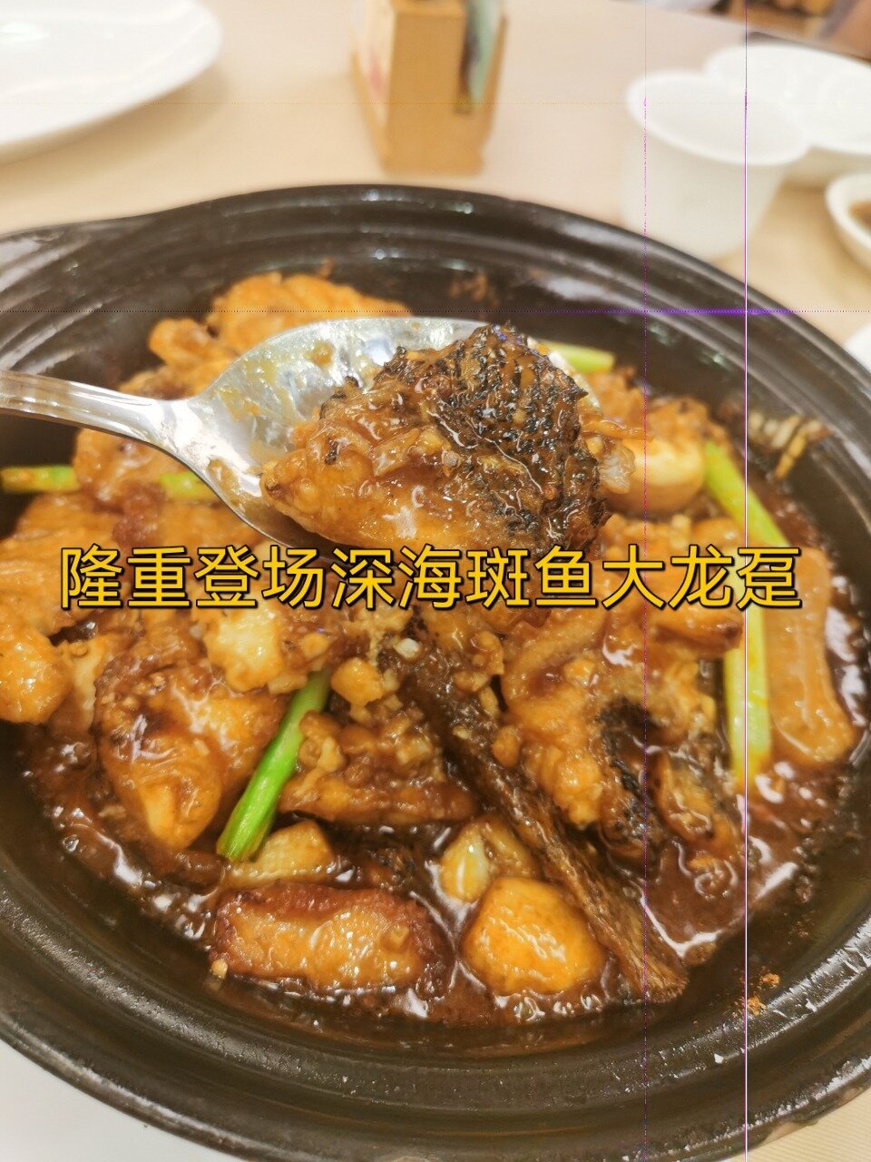 美食日记～深海斑鱼烹饪