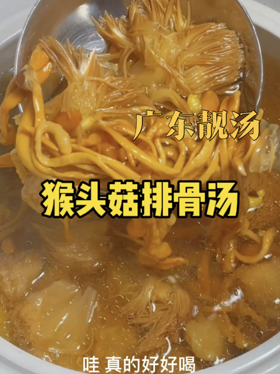广东靓汤|简单易做养胃猴头菇排骨汤