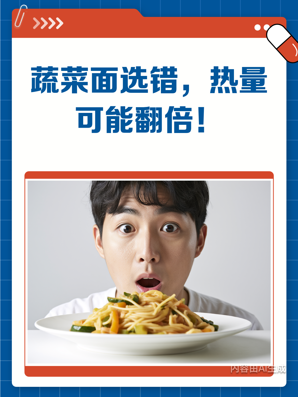 蔬菜面选错,小心热量爆表!
