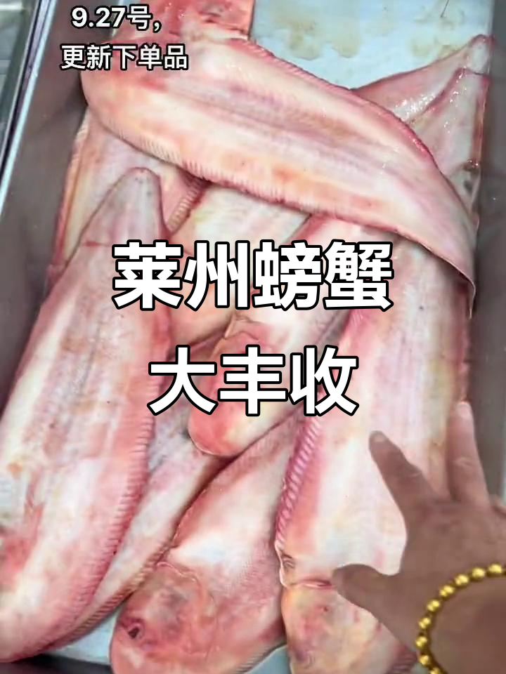 莱州梭子蟹新鲜到货,公母齐全,海螺刀鱼一应俱全