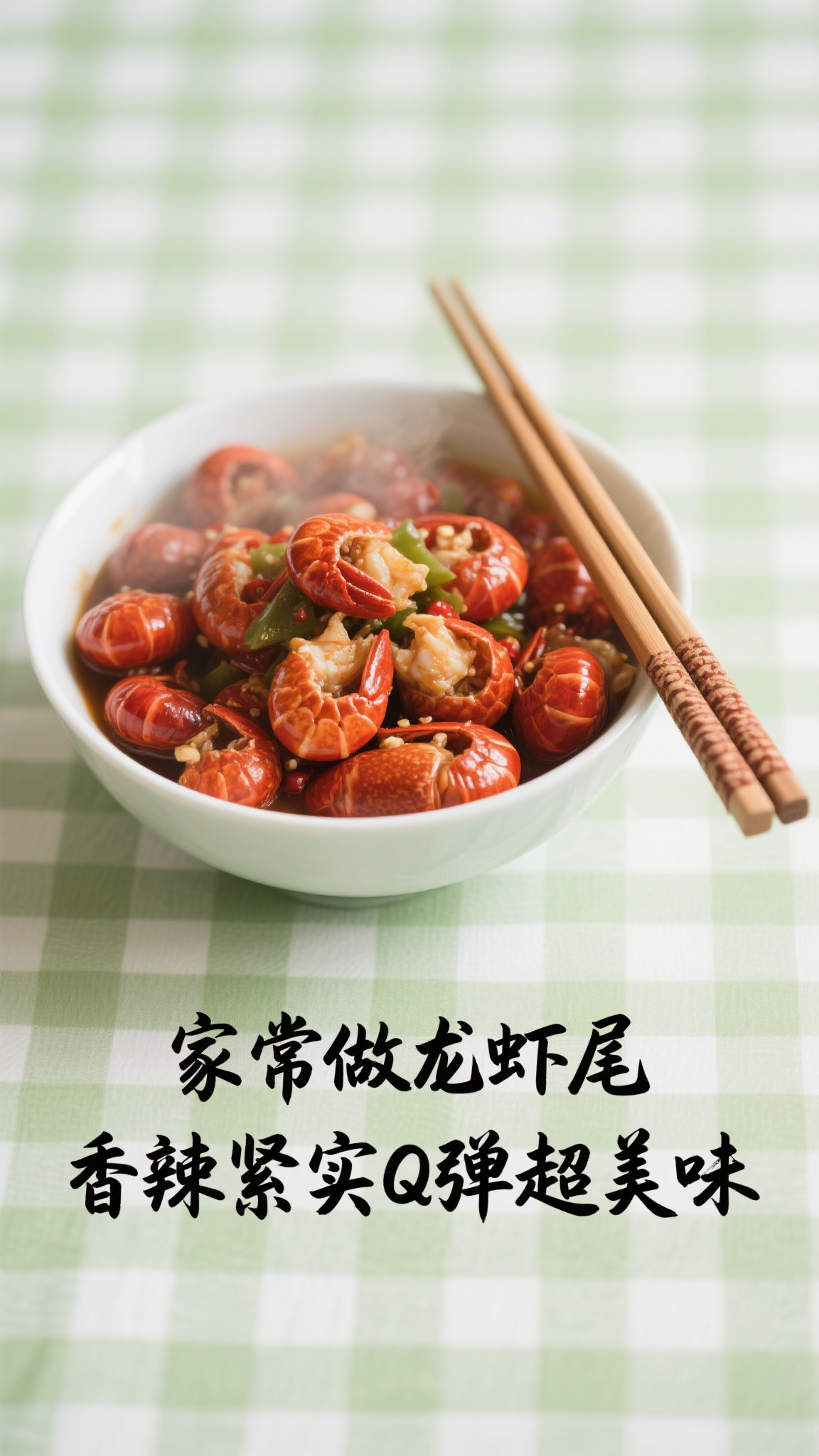 家常做龙虾尾,香辣紧实Q弹超美味