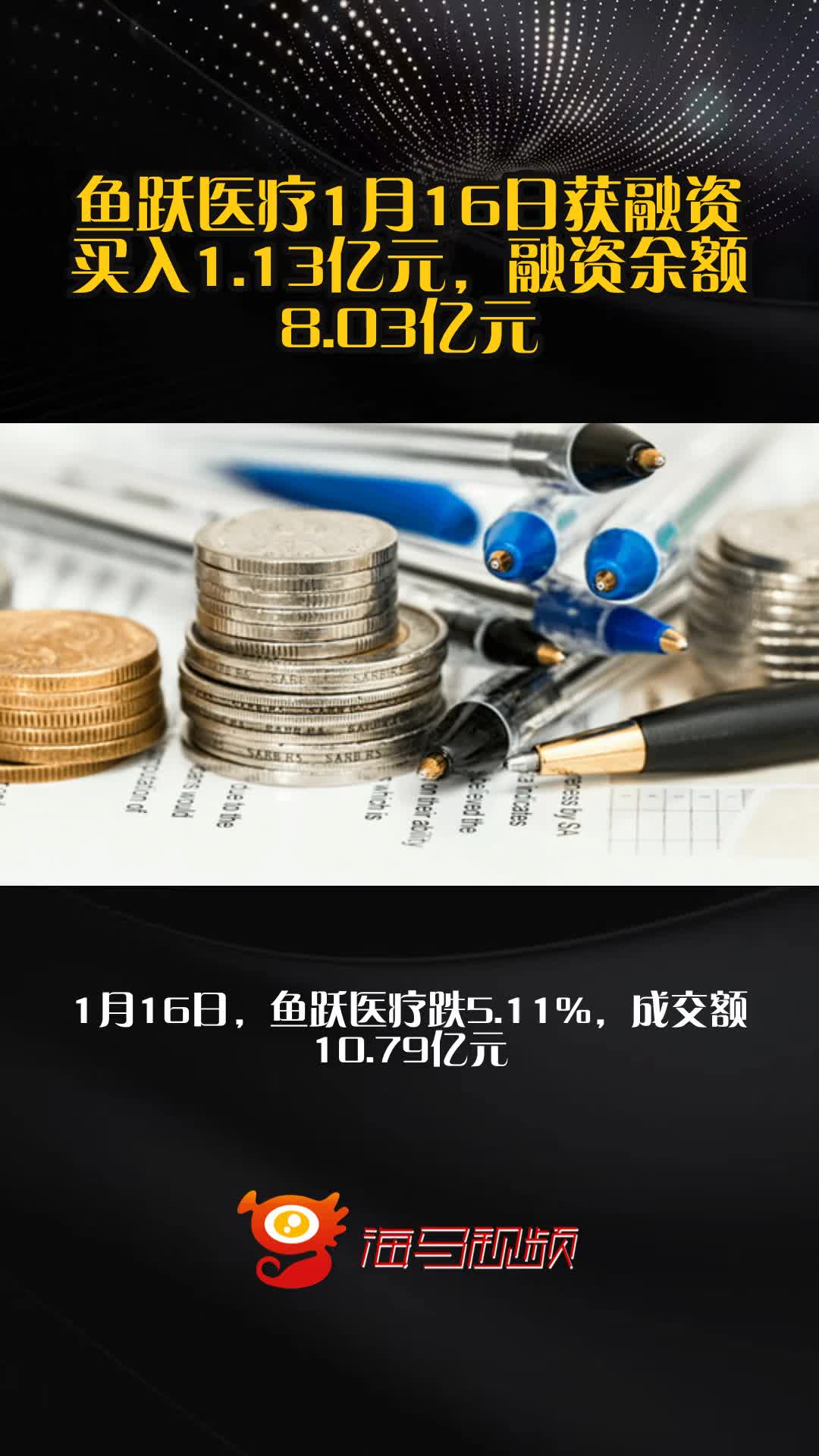 鱼跃医疗1月16日获融资买入1.13亿元，融资余额8.03亿元