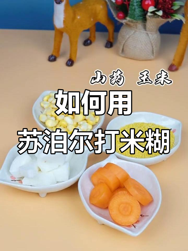苏泊尔豆浆机操作指南,营养米糊轻松做