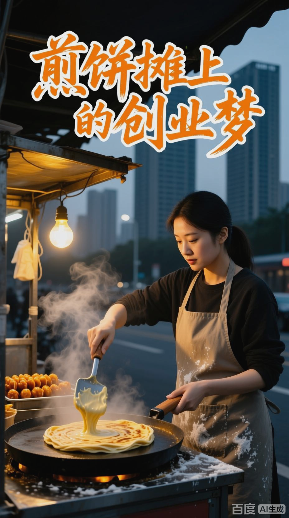 宝妈创业,煎饼果子摆摊记
