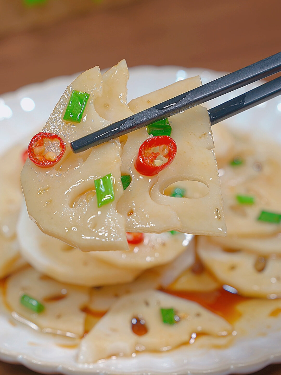 白灼莲藕