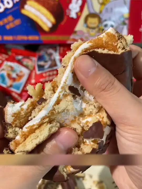 赶紧去薅好丽友巧克力派的大羊毛 好吃到停不下来 好丽友巧克力派 超便宜超划算