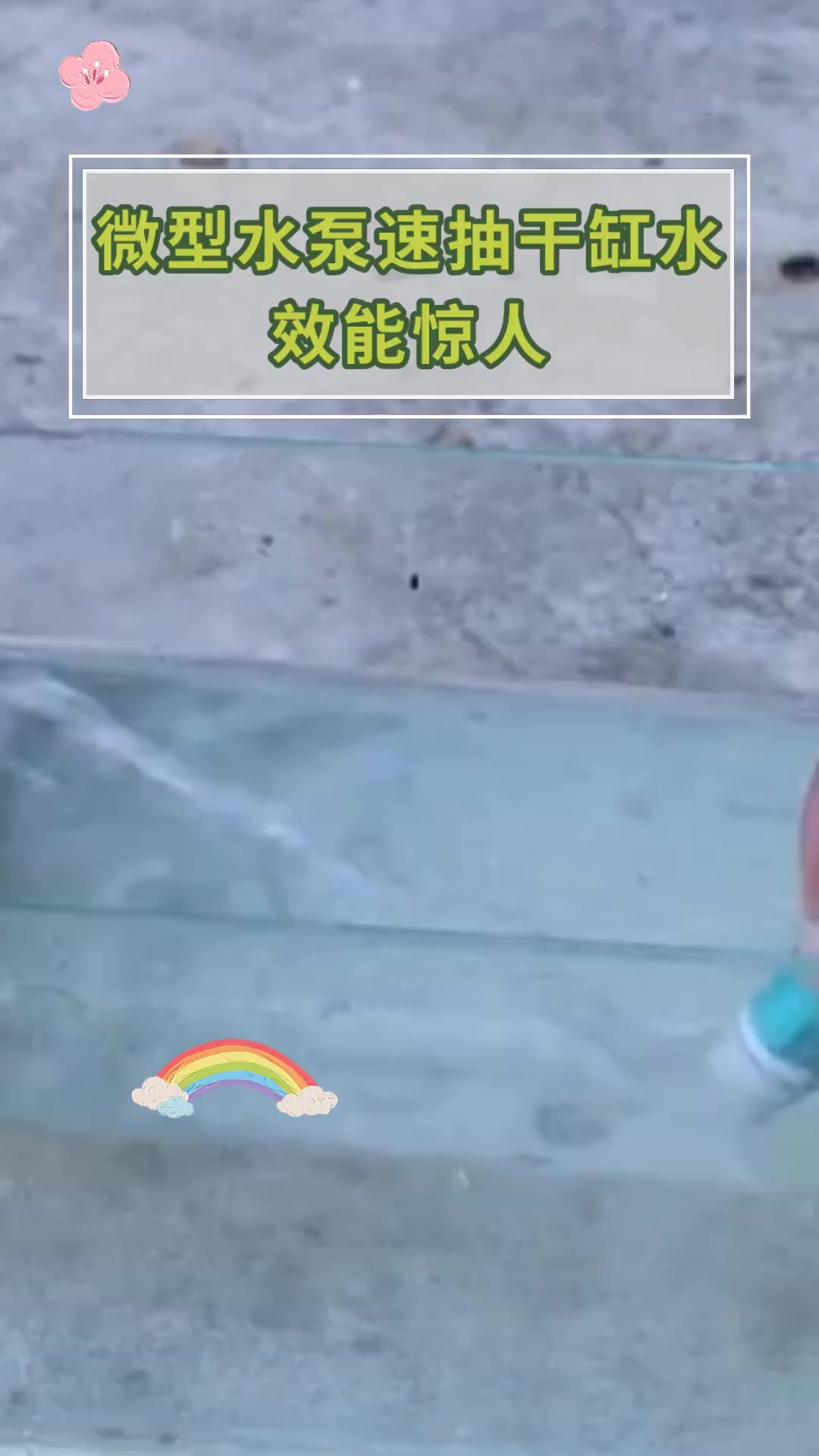 微型水泵速抽干缸水,效能惊人