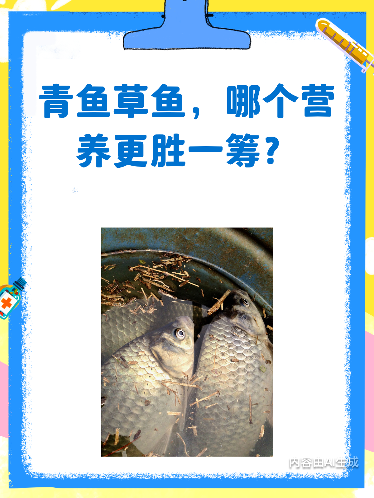 草鱼VS青鱼,谁的营养更胜一筹?