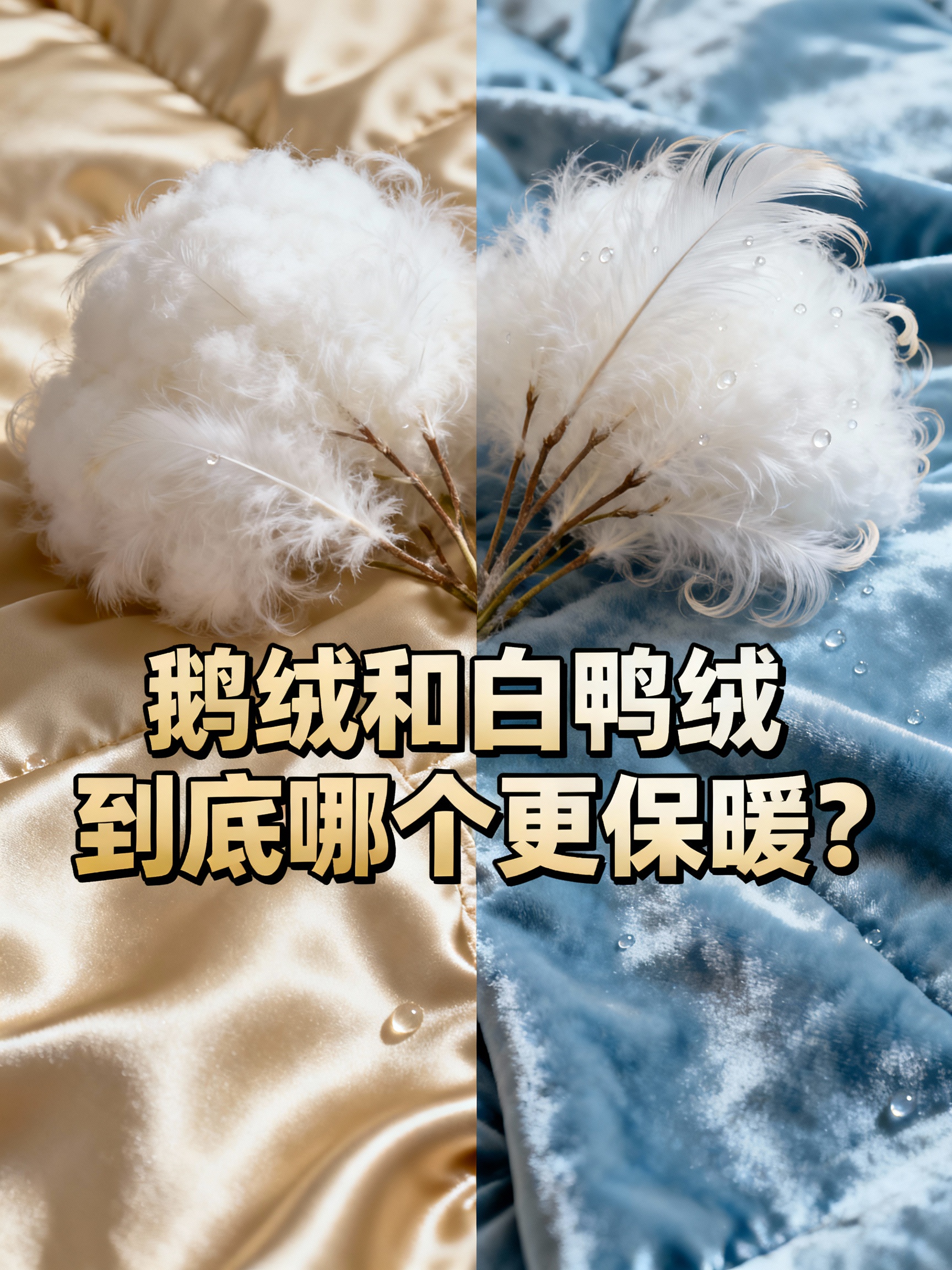 鹅绒和白鸭绒到底哪个更保暖?