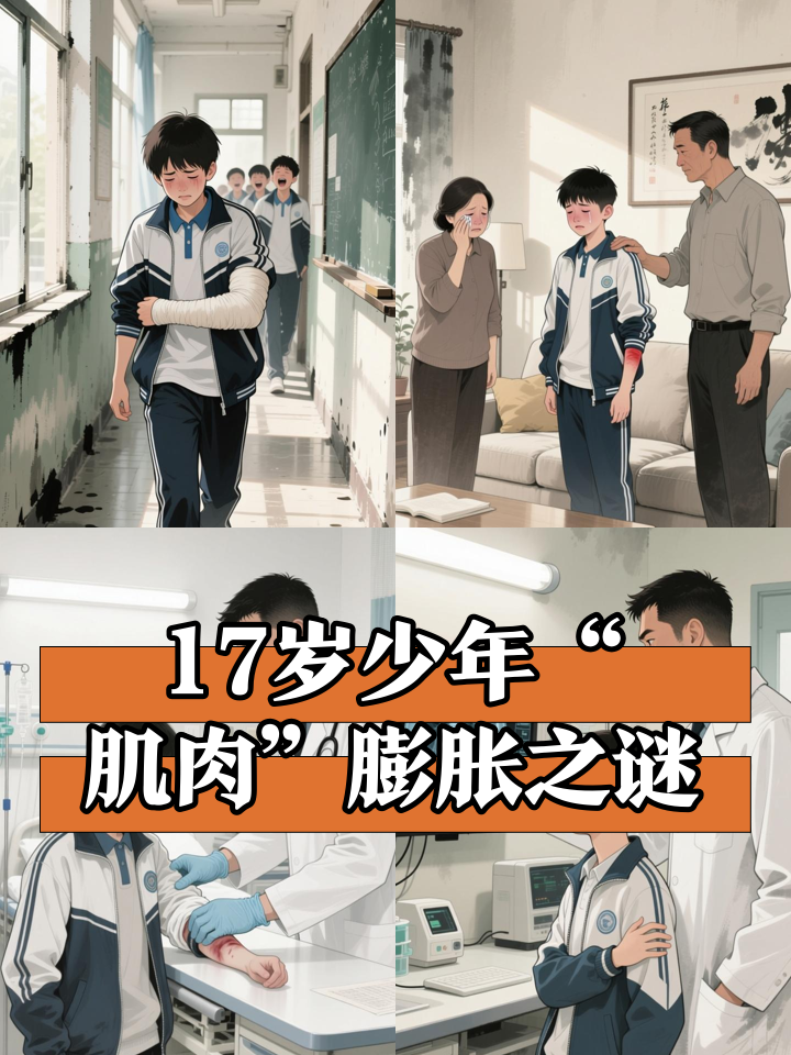 17岁少年没健身却肌肉膨胀,竟是罕见病在作祟!