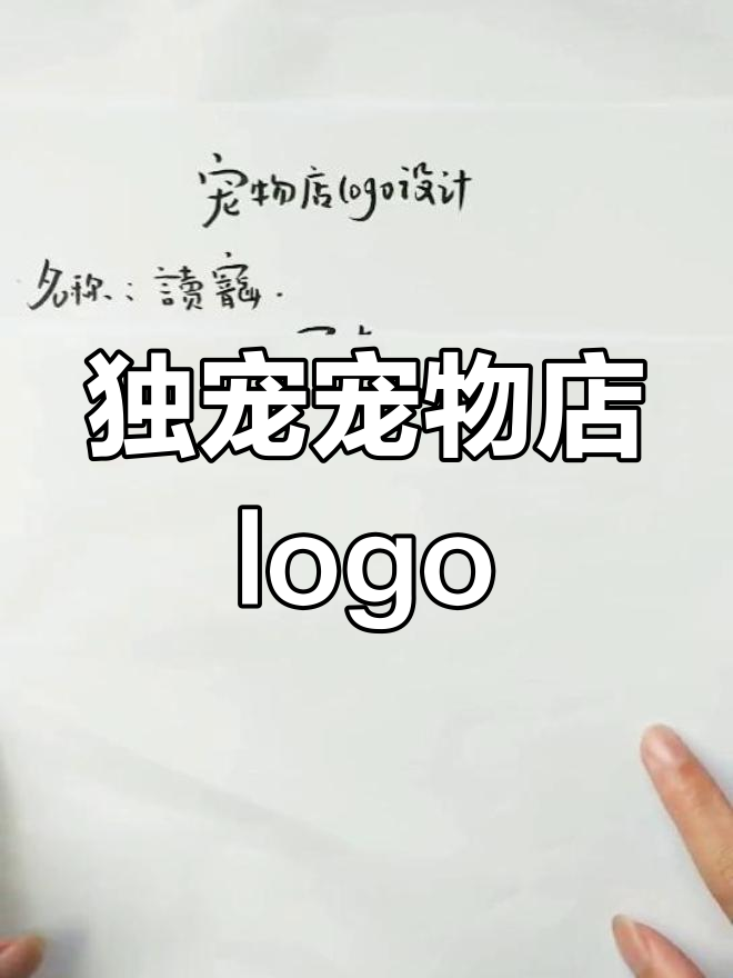宠物店logo设计:猫狗人与一体的创意表达