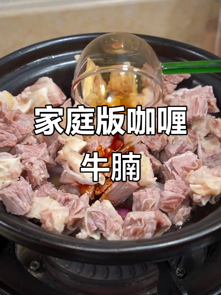 在家轻松做咖喱牛腩，香浓入味，米饭搭档，吃一周都不腻！