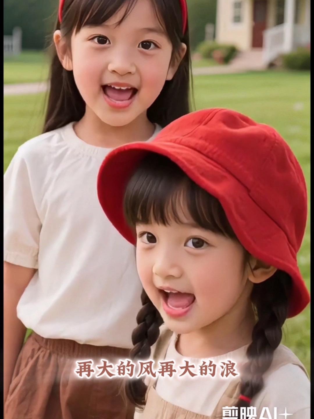 从小有理想,前途无限量 晒出你家超有镜头感的小女孩 也太可爱了吧 祖国花朵 把爱绘成最美的