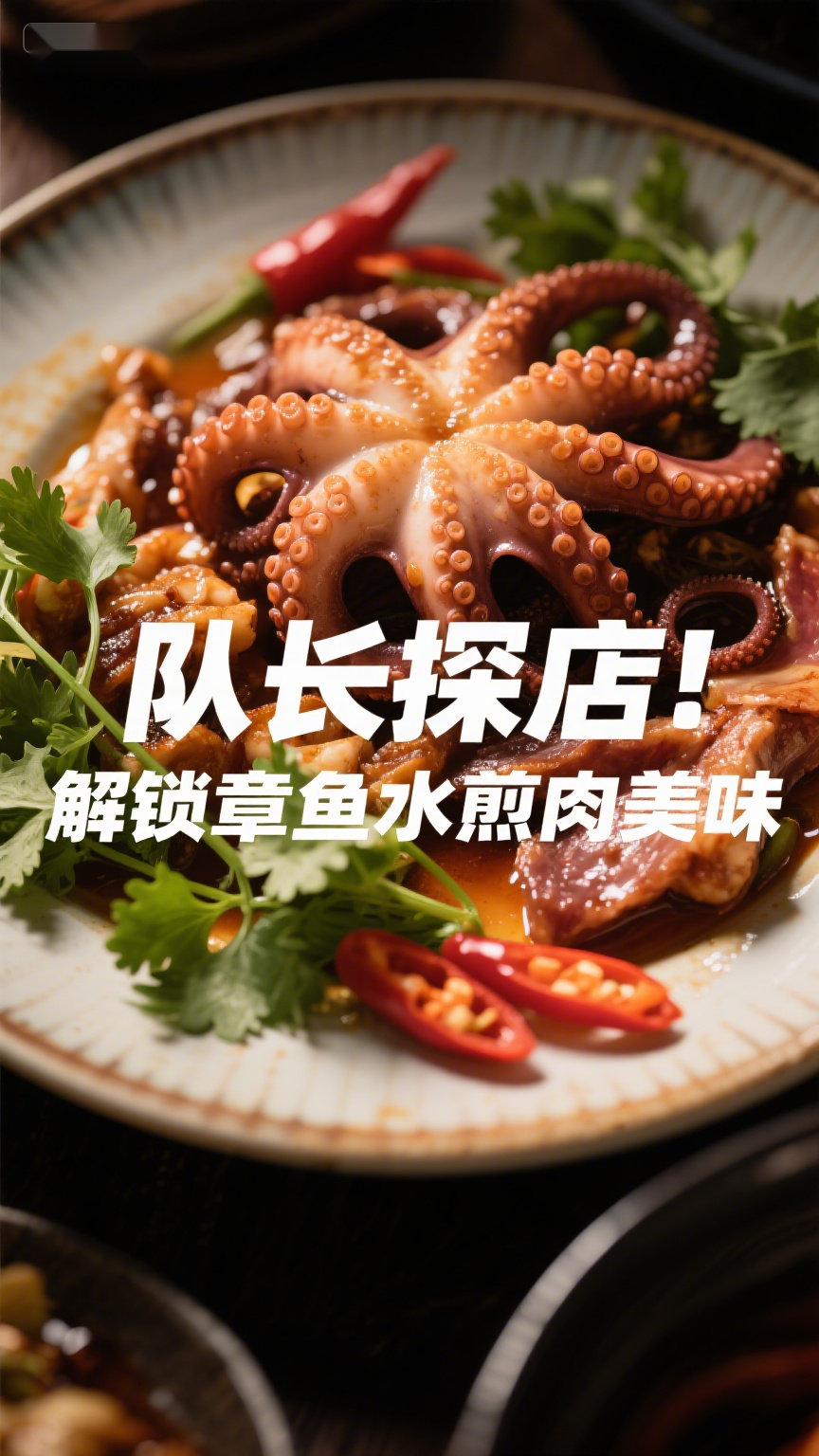 队长探店!解锁章鱼水煎肉美味