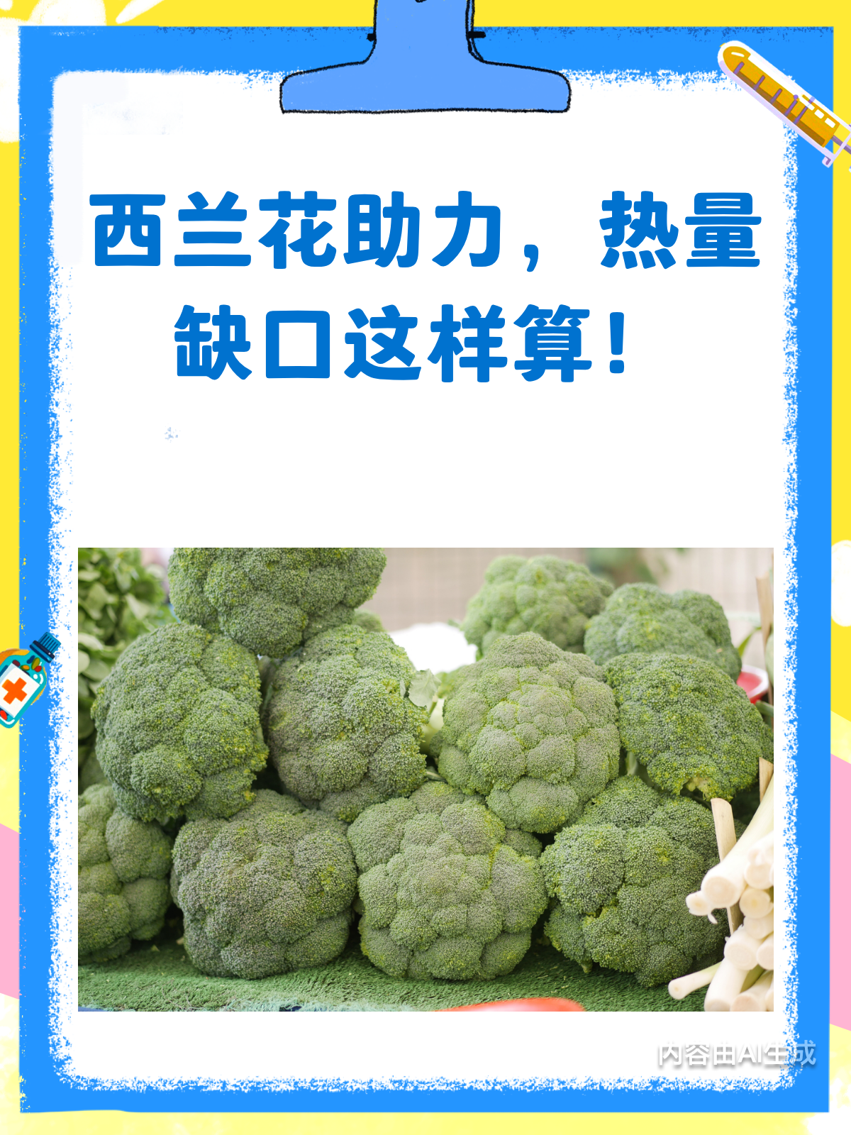 每天吃西兰花,真的能制造热量缺口吗?