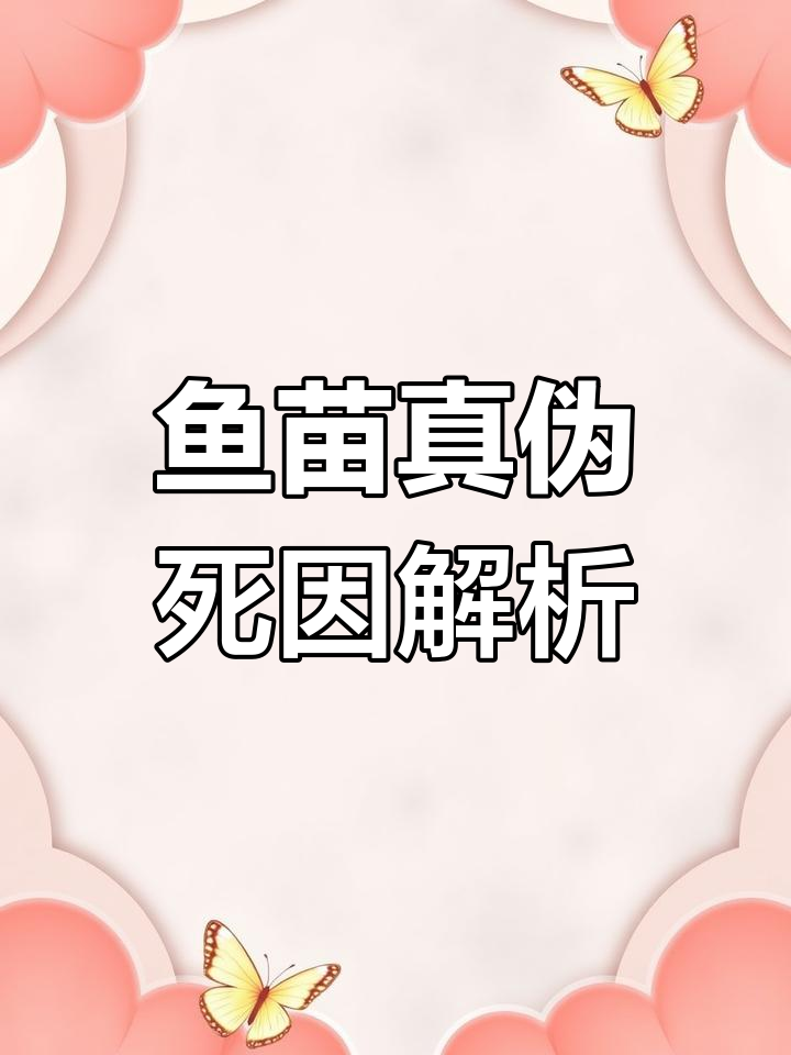 鱼苗针尾死亡原因分析,水质、营养和温差都可能是罪魁祸首