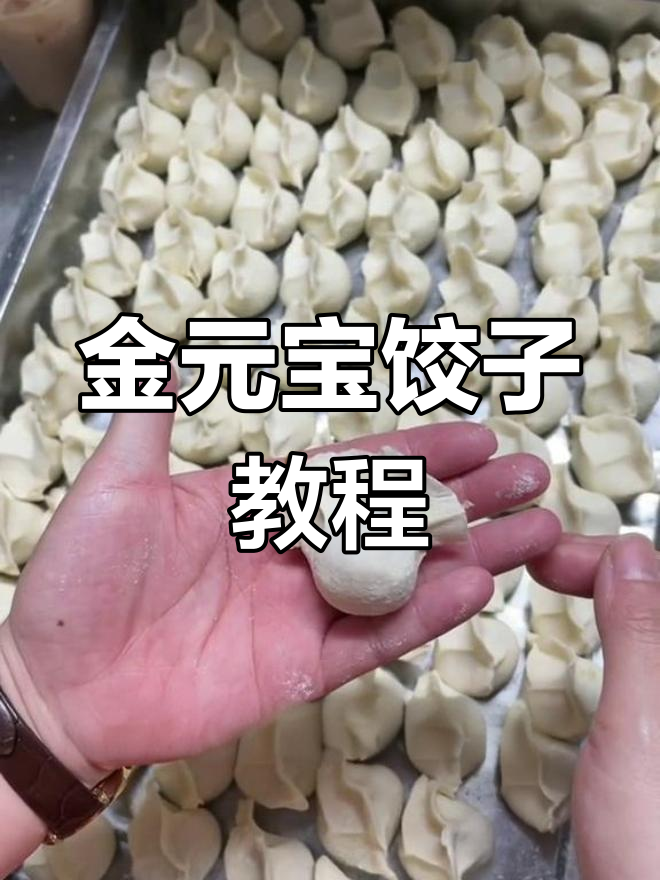 轻松学会金元宝水饺包法