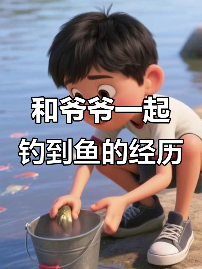 第一次钓鱼,爷爷教我如何耐心等鱼上钩