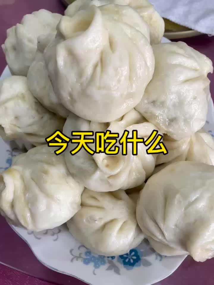 今日午餐午餐吃包子 今天吃什么 今日午餐 今日伙食 家常便饭吃得香 记录真实生活