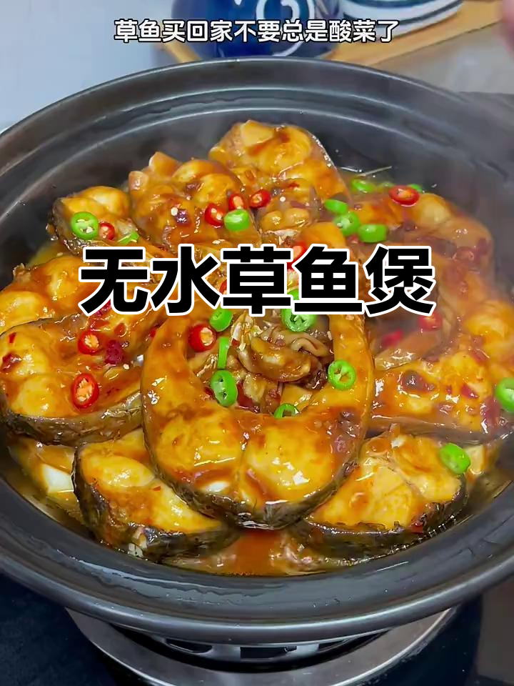 草鱼新做法,砂锅炖出鲜嫩美味,米饭配三碗都不够