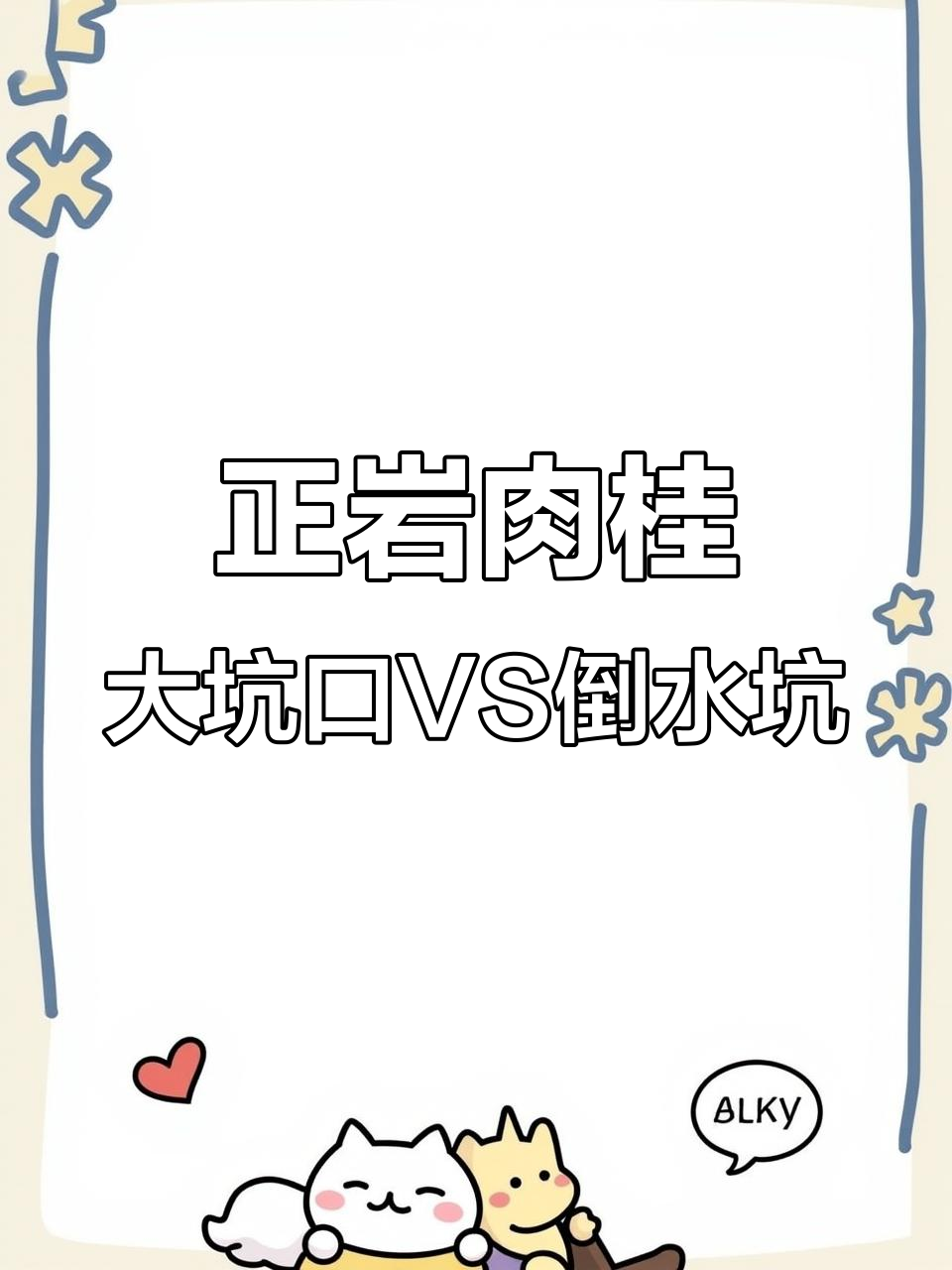 武夷岩茶大坑口与倒水坑的肉桂之争,哪个才是正岩核心?