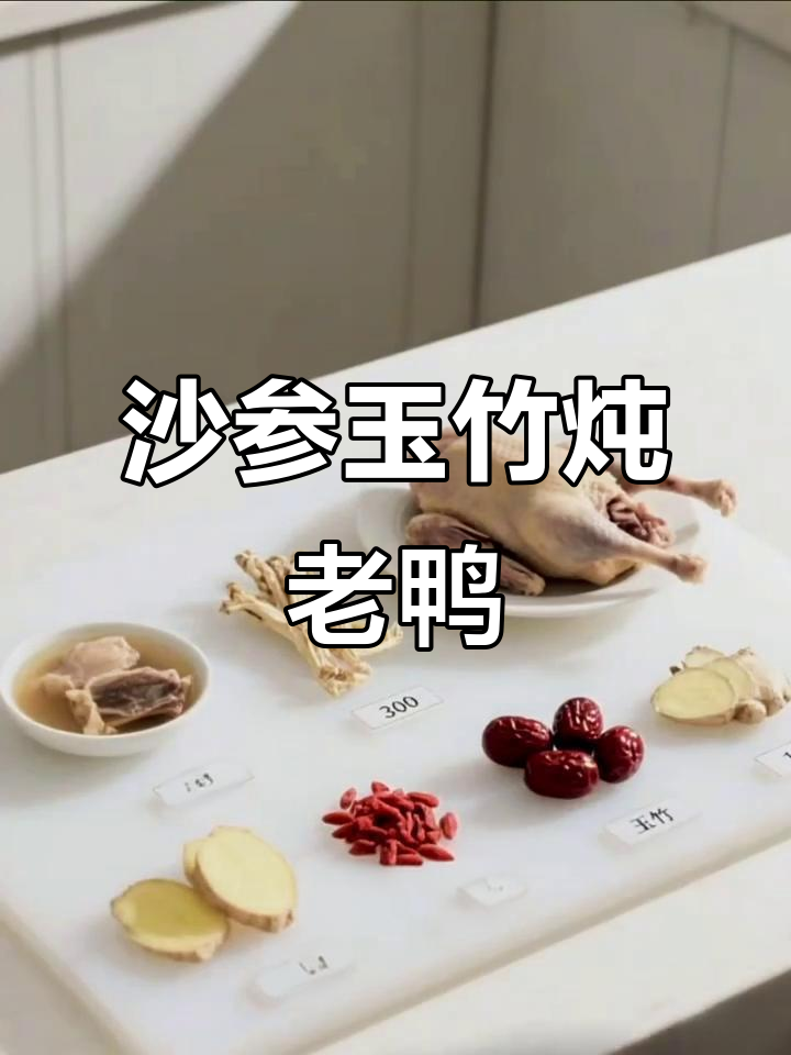 熬夜党必喝!沙参玉竹老鸭汤,润燥又美味