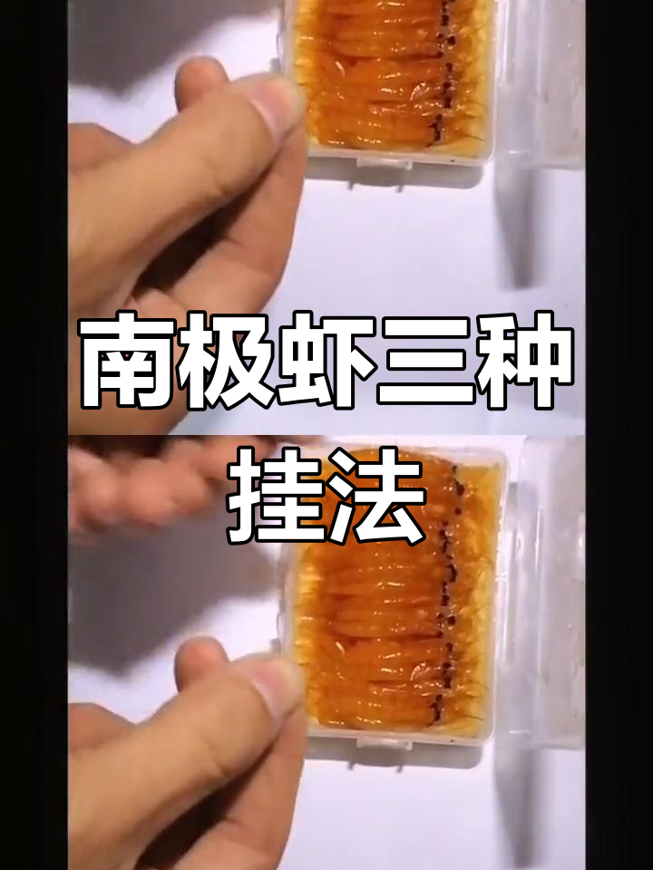 三种南极虾挂钩技巧,轻松应对不同水域和鱼情