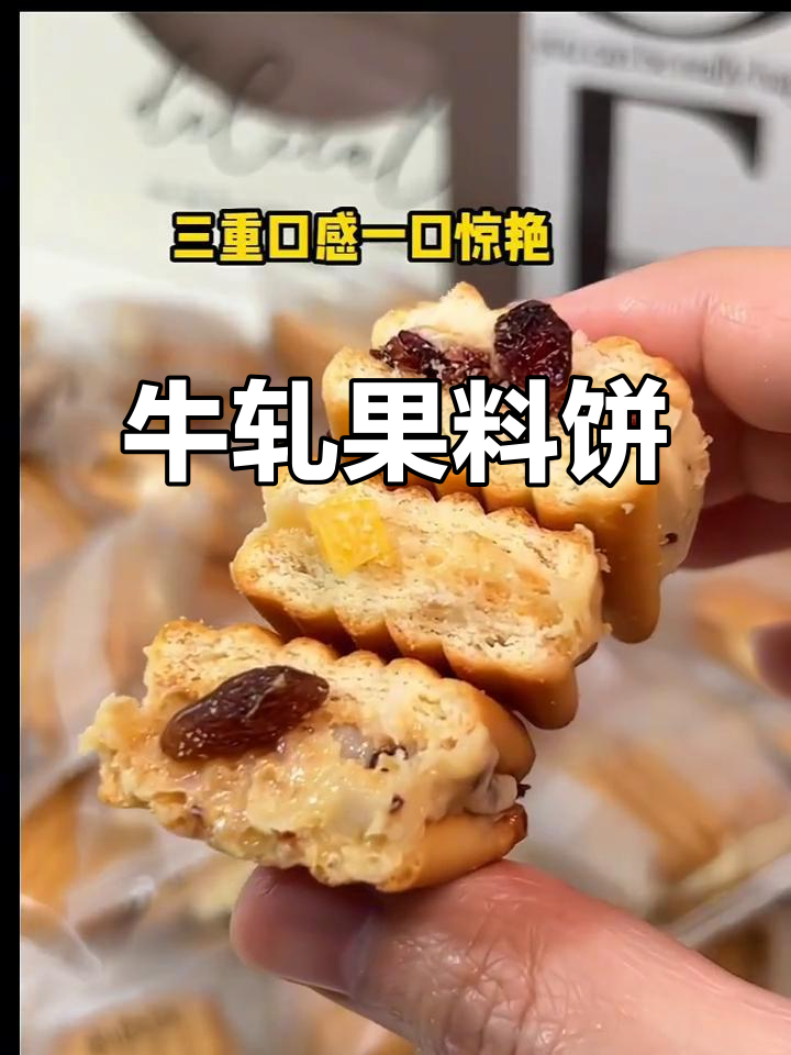 果料奶酥饼干,一口下去全是肉,香迷糊了!