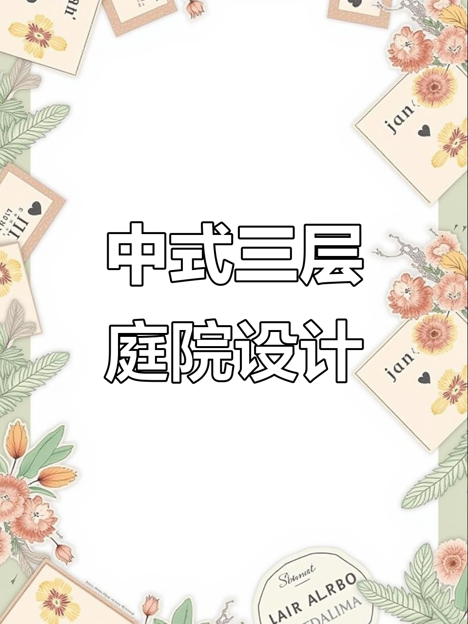 徽派中式别墅设计,三层小院全功能规划