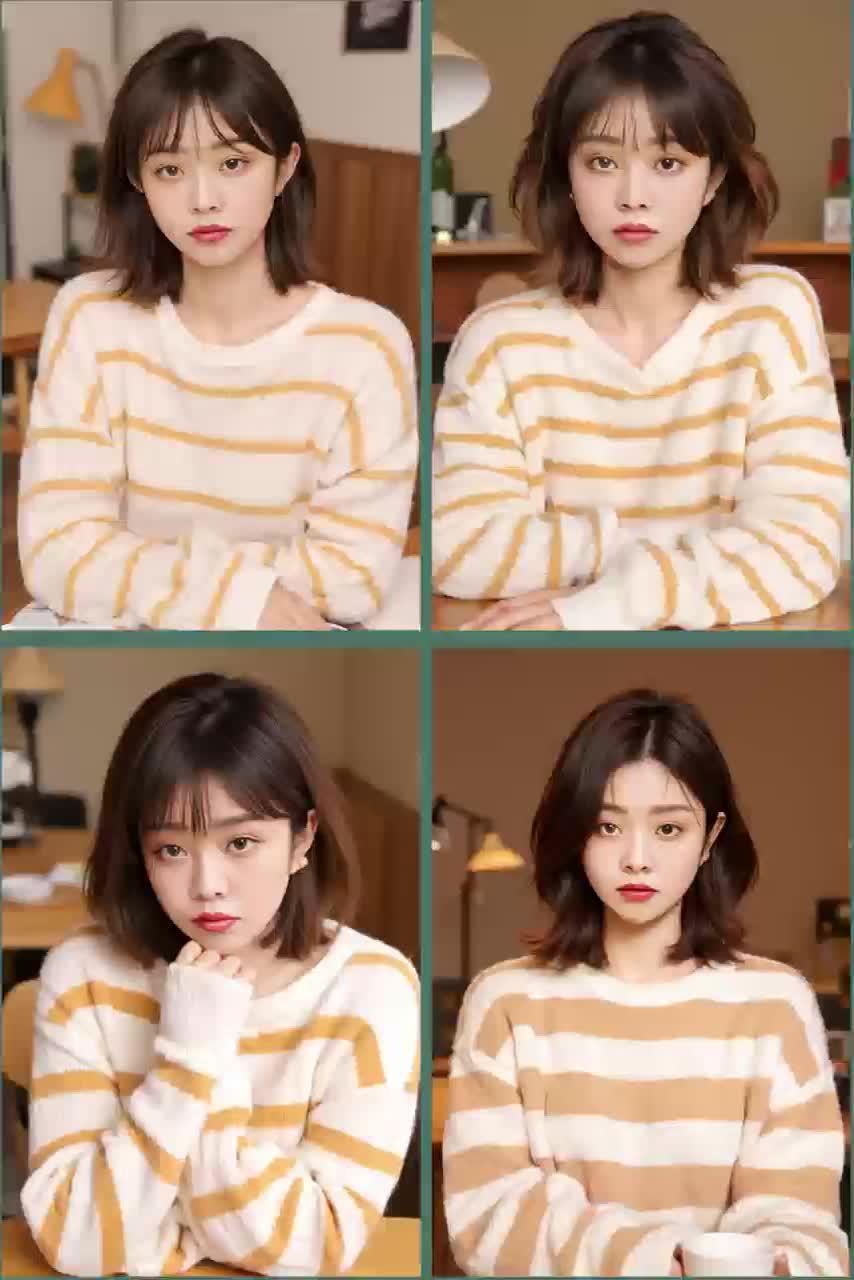 抖音一键成片 笑容最治愈的女孩 可甜可仙