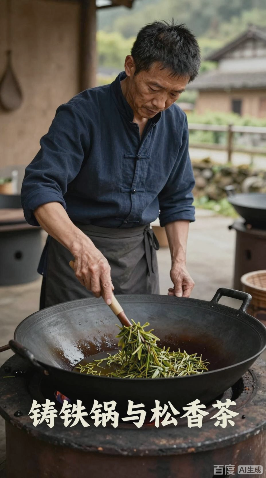 铸铁锅与松针油，炒出茶叶的灵魂香气