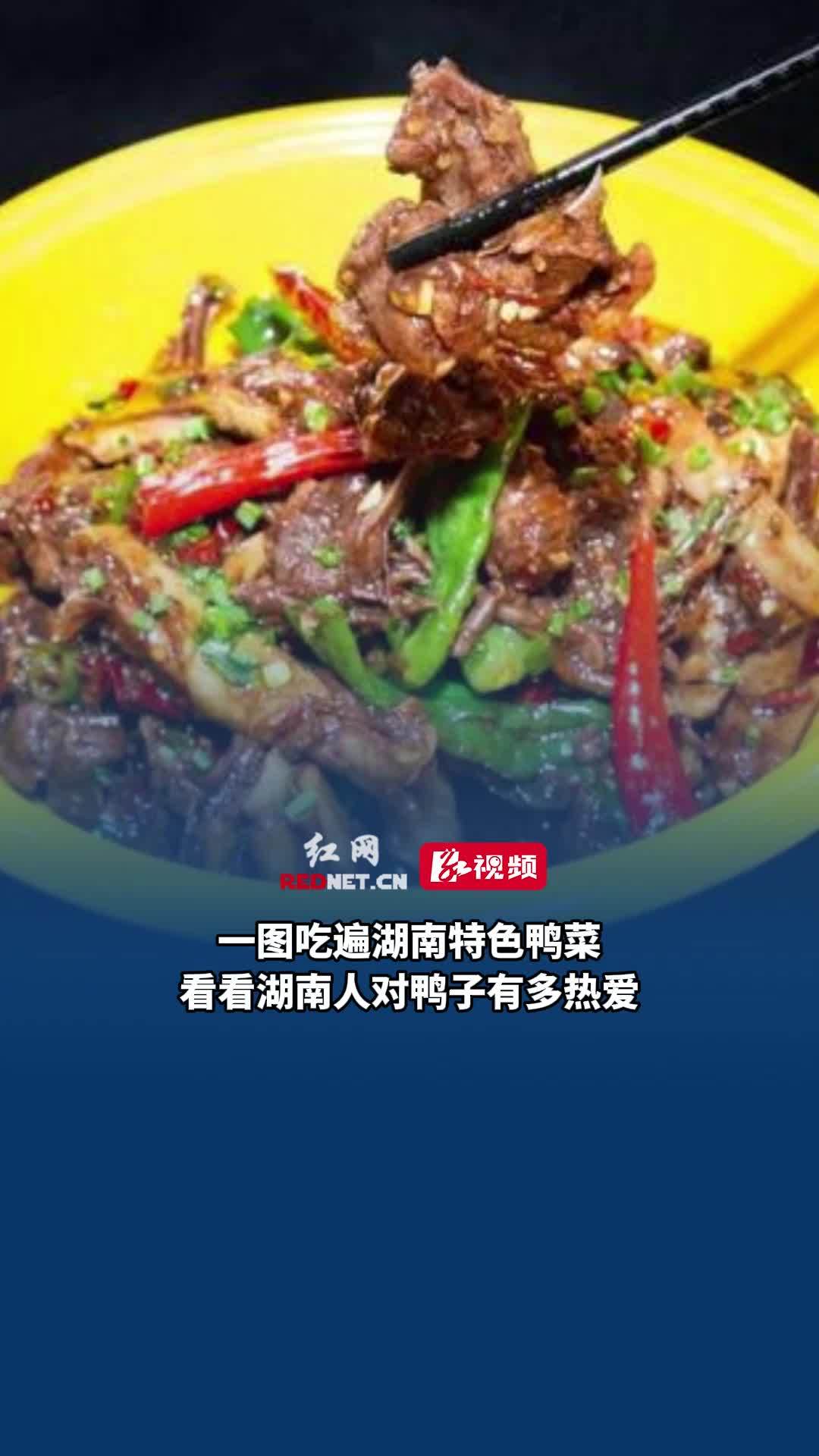 一图吃遍湖南特色鸭菜 看看湖南人对鸭子有多热爱