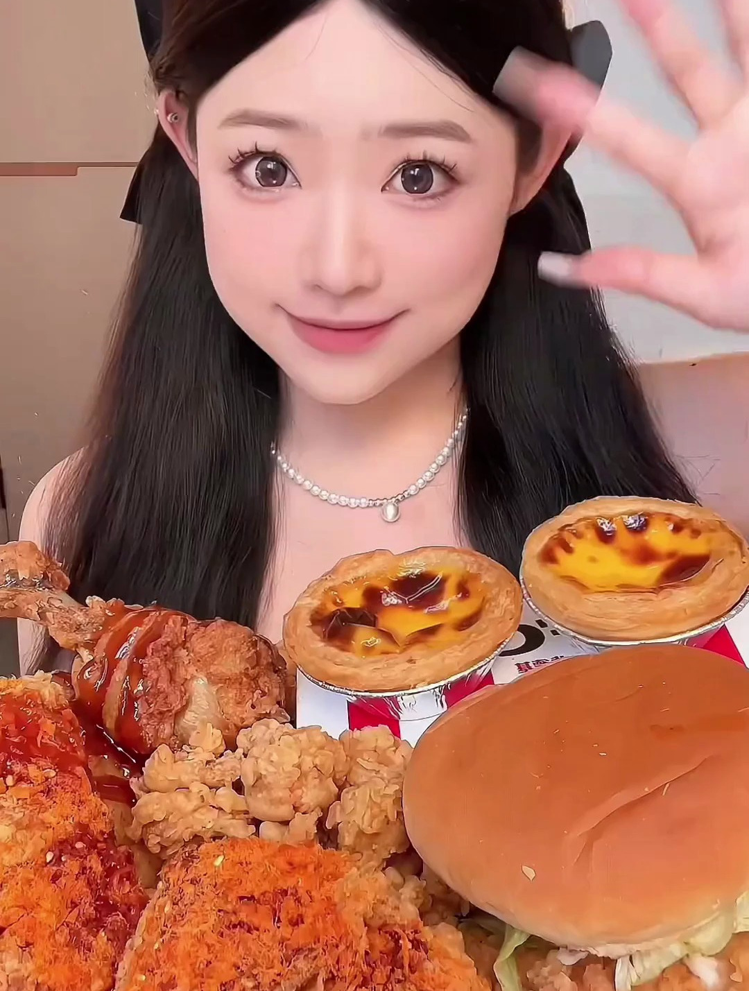 粉丝投稿说让我吃个炸鸡套餐