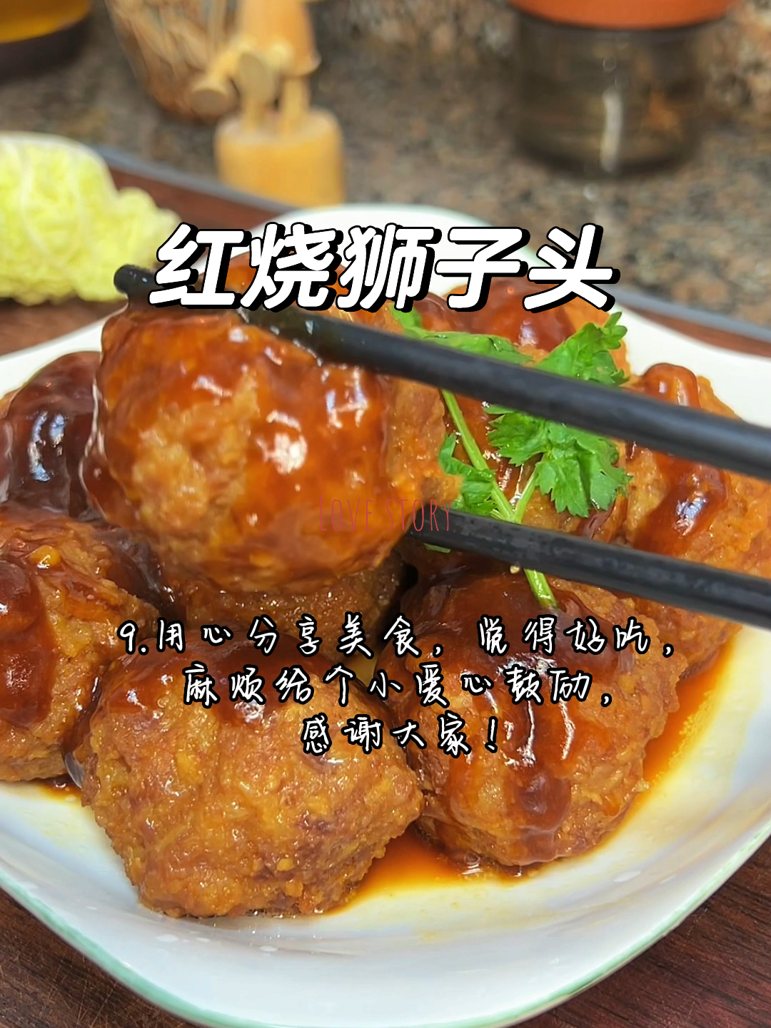 红烧狮子头/扬州狮子头做法